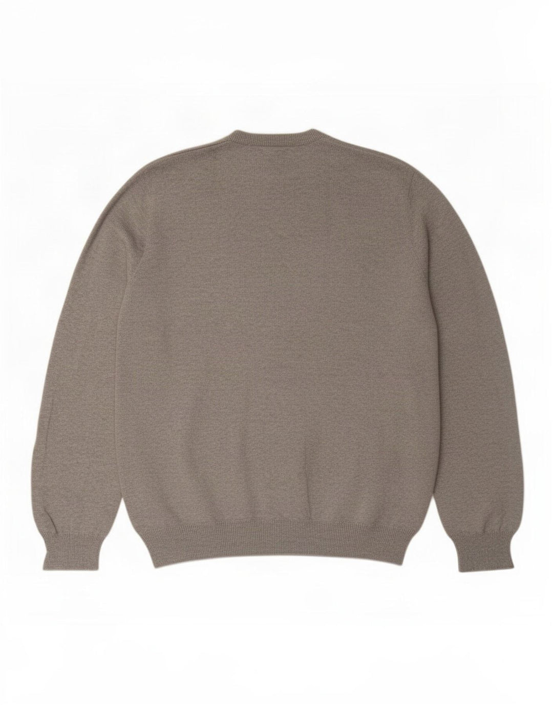 Marks & Spencer Herren-Pullover mit V-Ausschnitt, groß, aus grauer Baumwolle