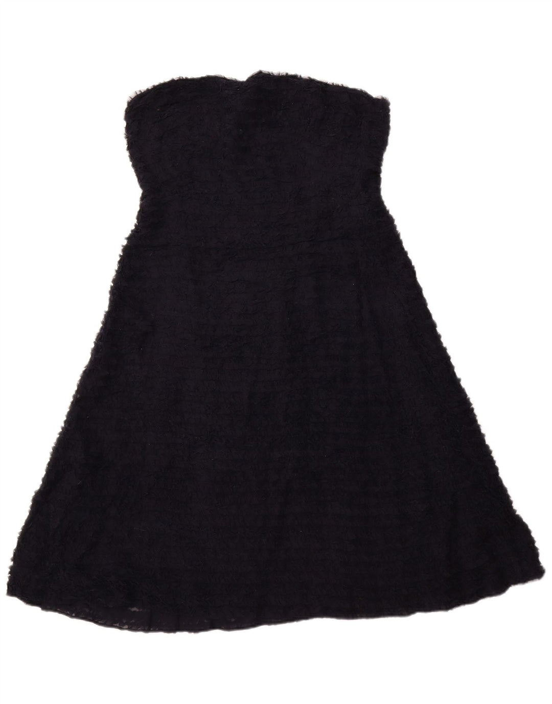 J. CREW Damen Trägerloses Kleid UK 12 Medium Marineblau