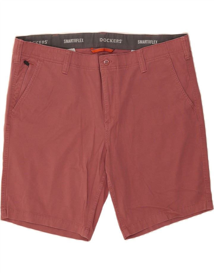 DOCKERS Mens Chino Shorts W42 2XL Maroon Cotton Vintage Dockers and Second-Hand Dockers from Messina Hembry 