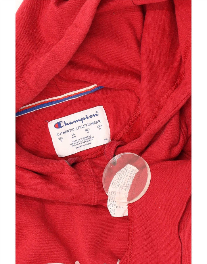 Champion Herren-Kapuzenpullover mit Grafik, mittelrot, Polyester