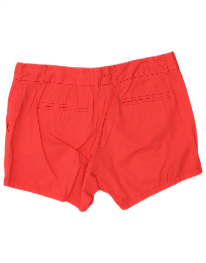 J. Crew Damen Chinoshorts US 8 Medium W34 Rote Baumwolle