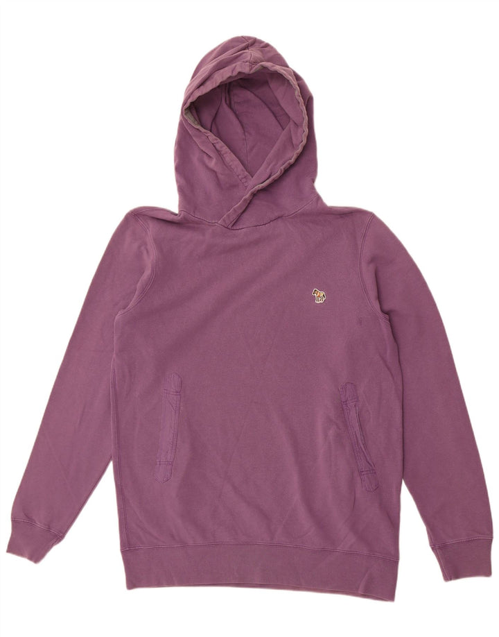 Paul Smith Herren-Kapuzenpullover aus mittelvioletter Baumwolle