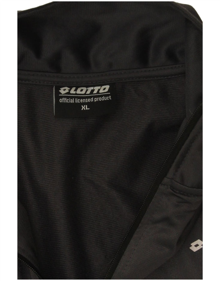 Lotto Herren-Trainingsanzug-Oberteil, Jacke, XL, Grau, Polyester