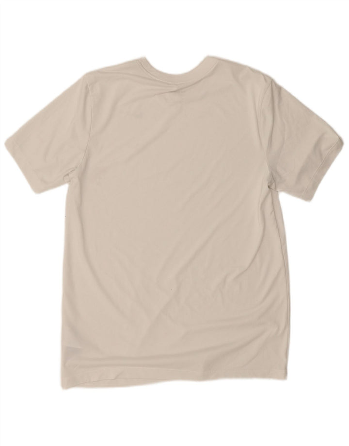 Nike Herren Dri Fit T-Shirt Top Mittelweißes Polyester