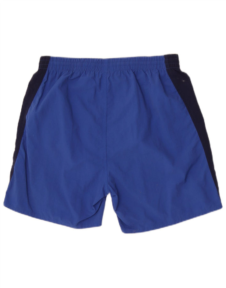 Arena Herren-Badeshorts mit Grafik, groß, blaues Farbblock-Polyester