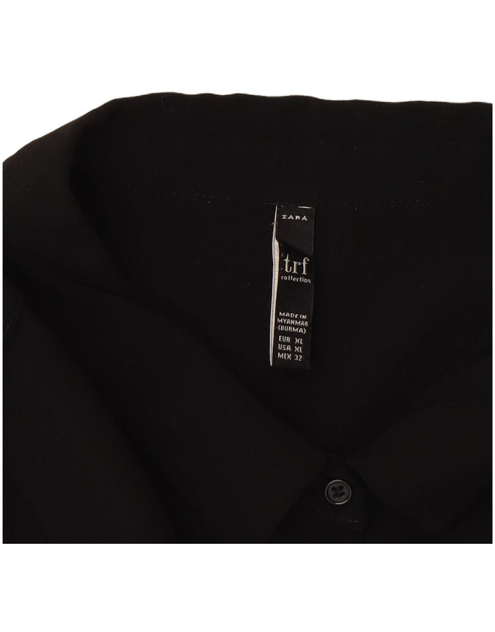 Zara Damen Etuikleid UK 18 XL Schwarz