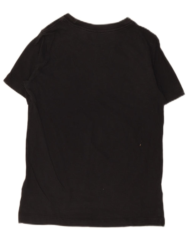 Nike Jungen-T-Shirt mit Grafik, mittelgroß, schwarze Baumwolle, 10–11 Jahre