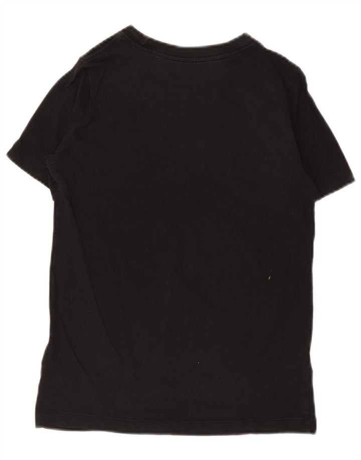 Nike Jungen-T-Shirt mit Grafik, mittelgroß, schwarze Baumwolle, 10–11 Jahre