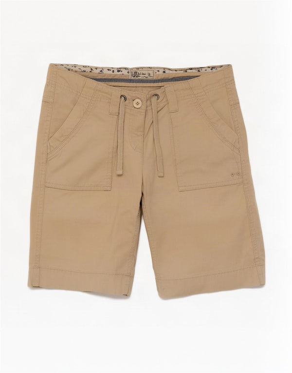Fat Face Damen Cargoshorts UK 8 Small W28 Beige Baumwolle