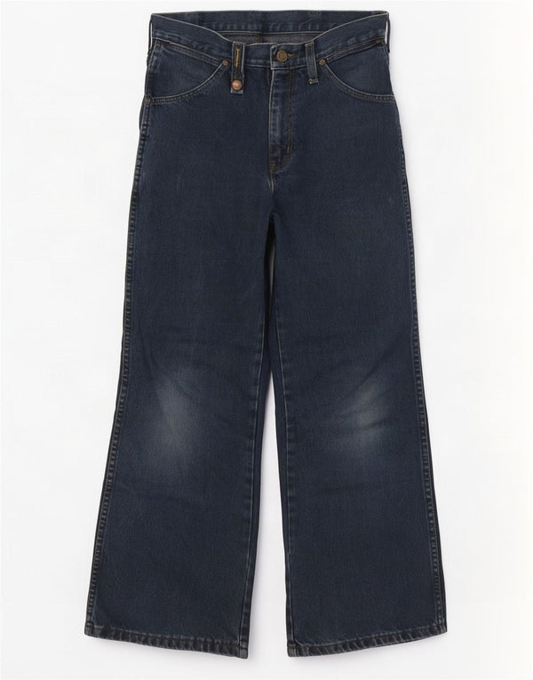 Wrangler Damen-Jeans mit weitem Bein, W28, L28, marineblaue Baumwolle