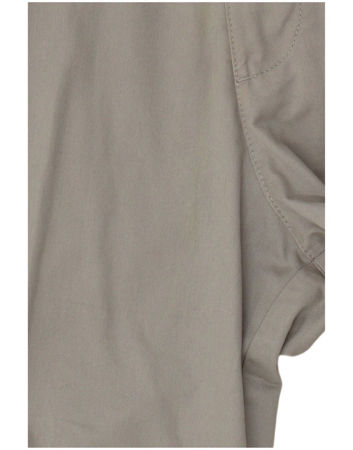 Marks & Spencer Herren Chinoshorts W34 Large Grau Baumwolle