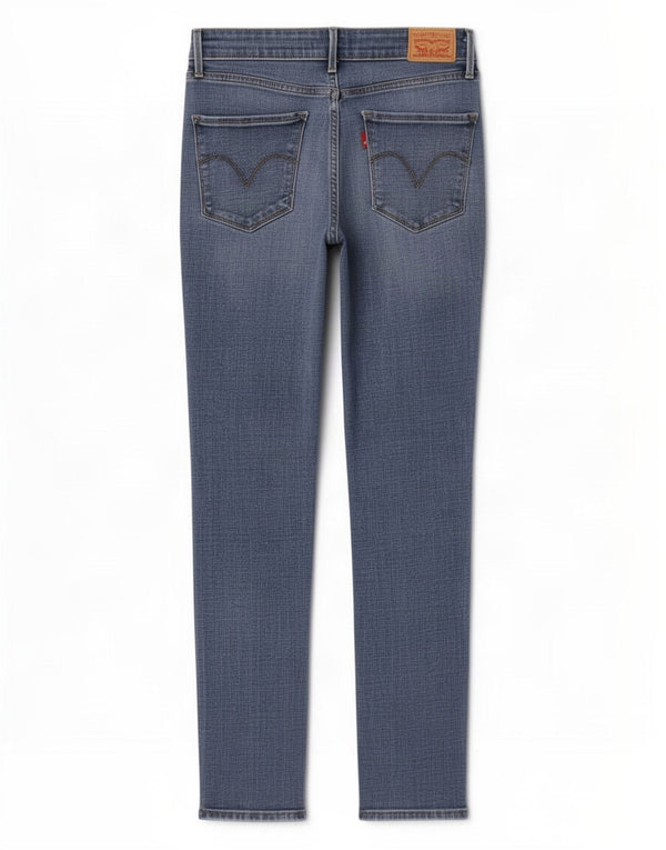 Levi's Damen Mid Rise Skinny Jeans US 6 Medium W28 L28 Blaue Baumwolle