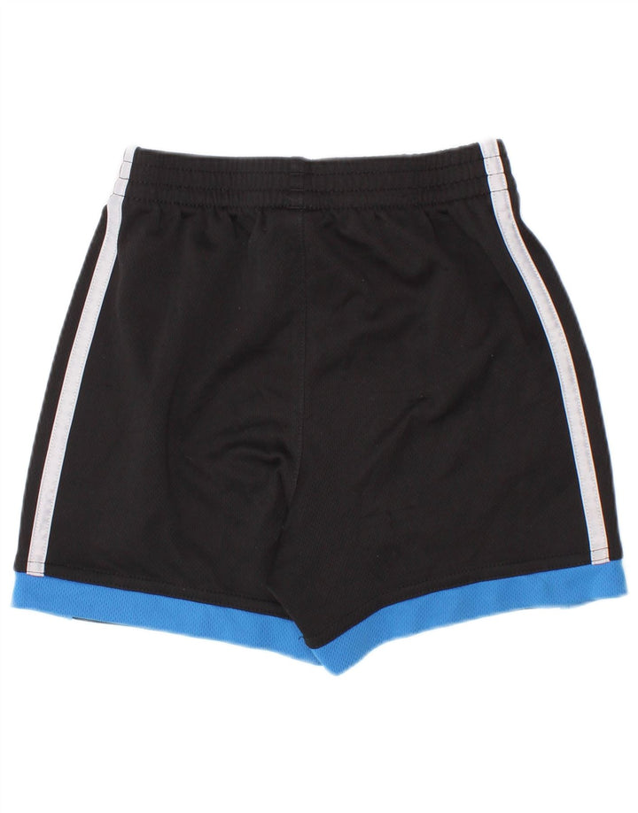 Adidas Sportshorts für Jungen, 2–3 Jahre, schwarzes Colourblock-Polyester