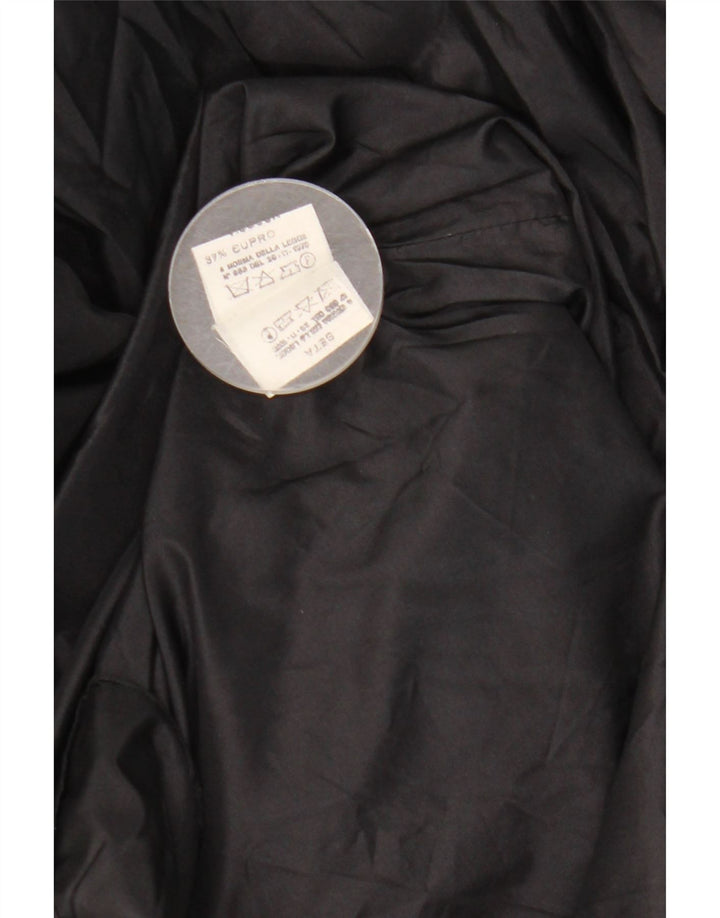Pancaldi & B Langärmliges asymmetrisches Damenkleid UK 12 Mittelschwarz
