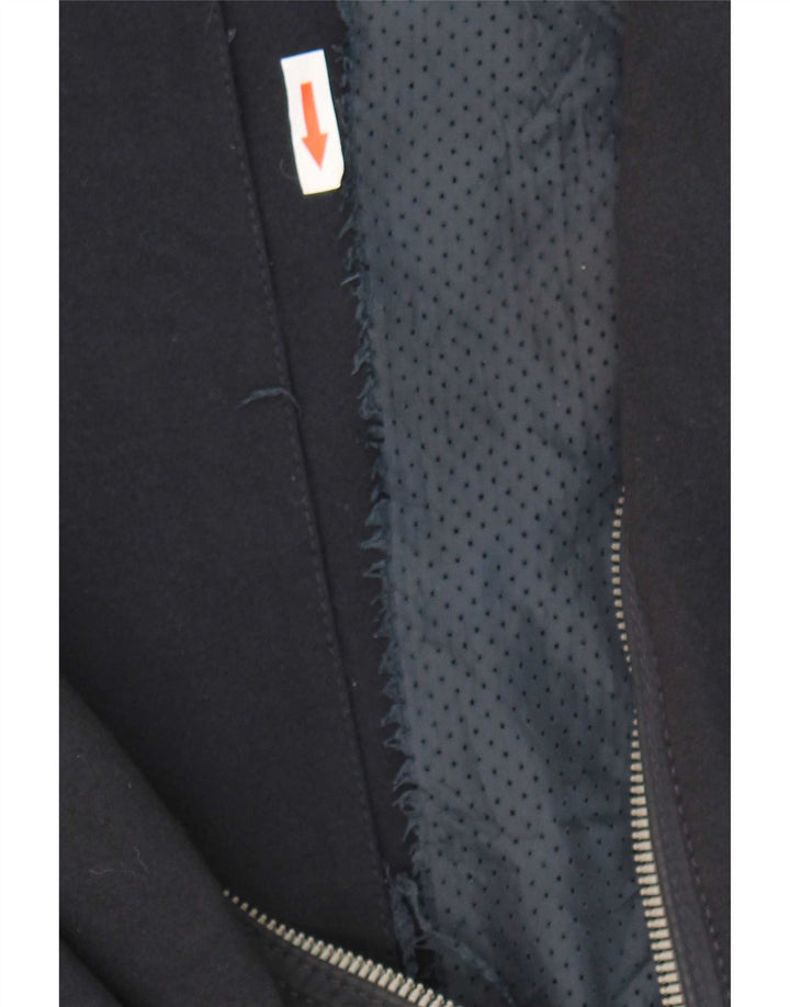 Zara Herren Bomberjacke UK 40 Large Marineblau Farbblock