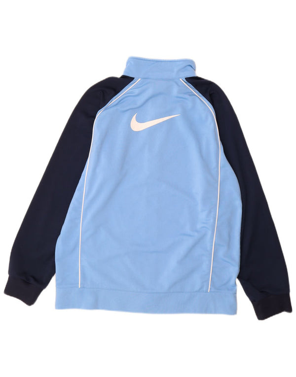 Nike Jungen-Trainingsanzugoberteil mit Grafik, 13–14 Jahre, XL, Blau, Farbblock
