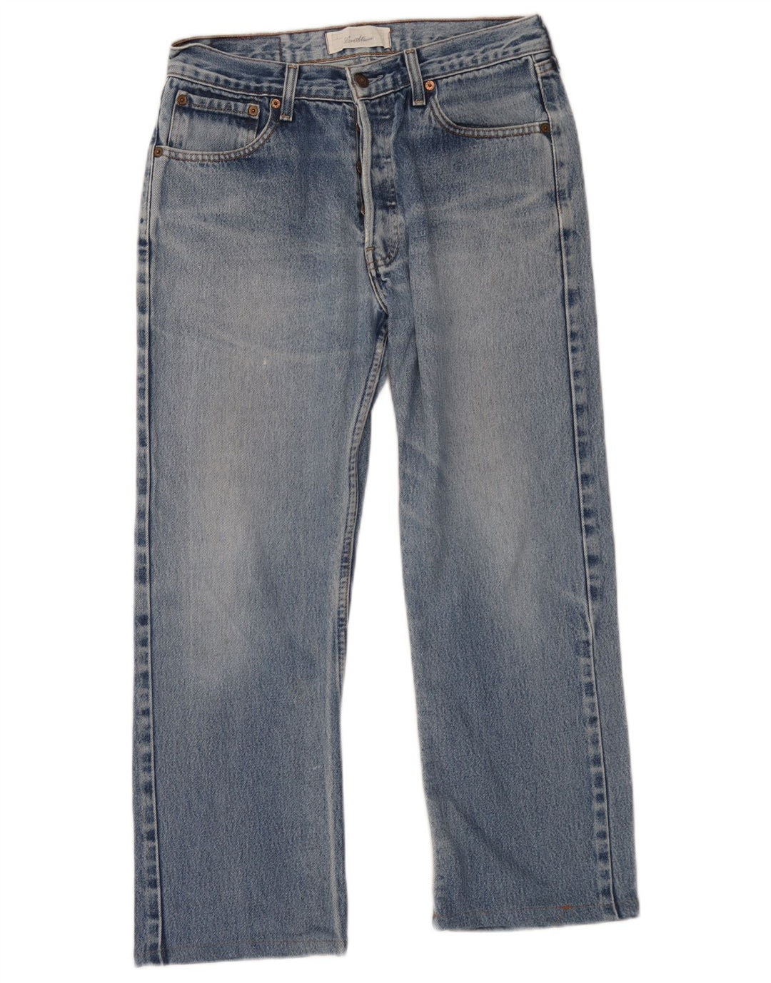 Levi's Herren Straight Jeans W30 L26 Blaue Baumwolle
