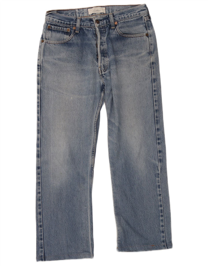 Levi's Herren Straight Jeans W30 L26 Blaue Baumwolle