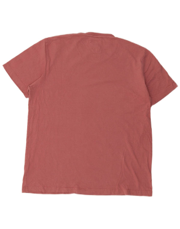 Crew Clothing Herren T-Shirt Top XL Rosa Baumwolle