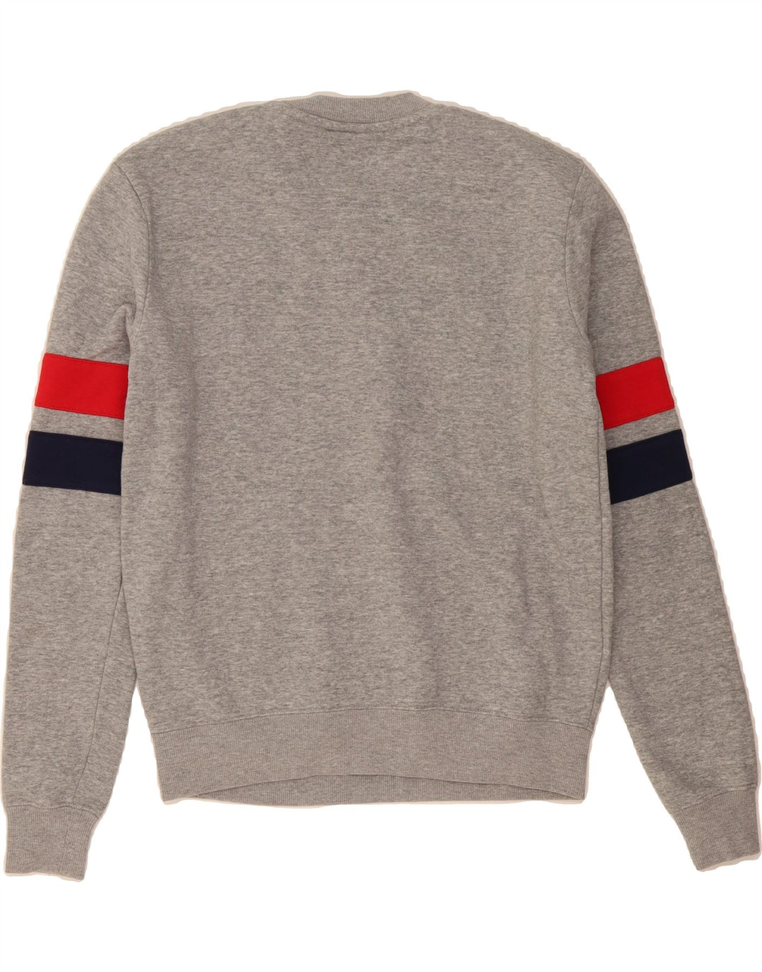FILA Mens Graphic Sweatshirt Jumper Small Grey Cotton Vintage Fila and Second-Hand Fila from Messina Hembry 