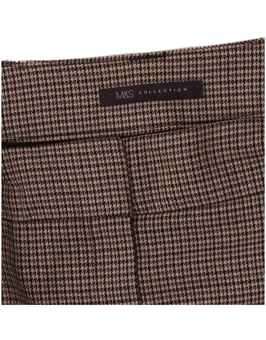 Marks & Spencer Damen Bleistiftrock W32 Large Grey Houndstooth
