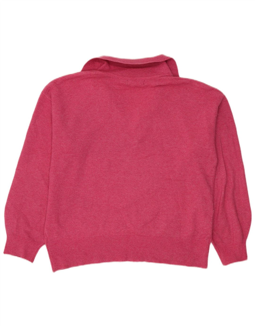 Marks & Spencer Damen-Pullover, übergroß, Rollkragenpullover, Gr. 14, Mittelrosa