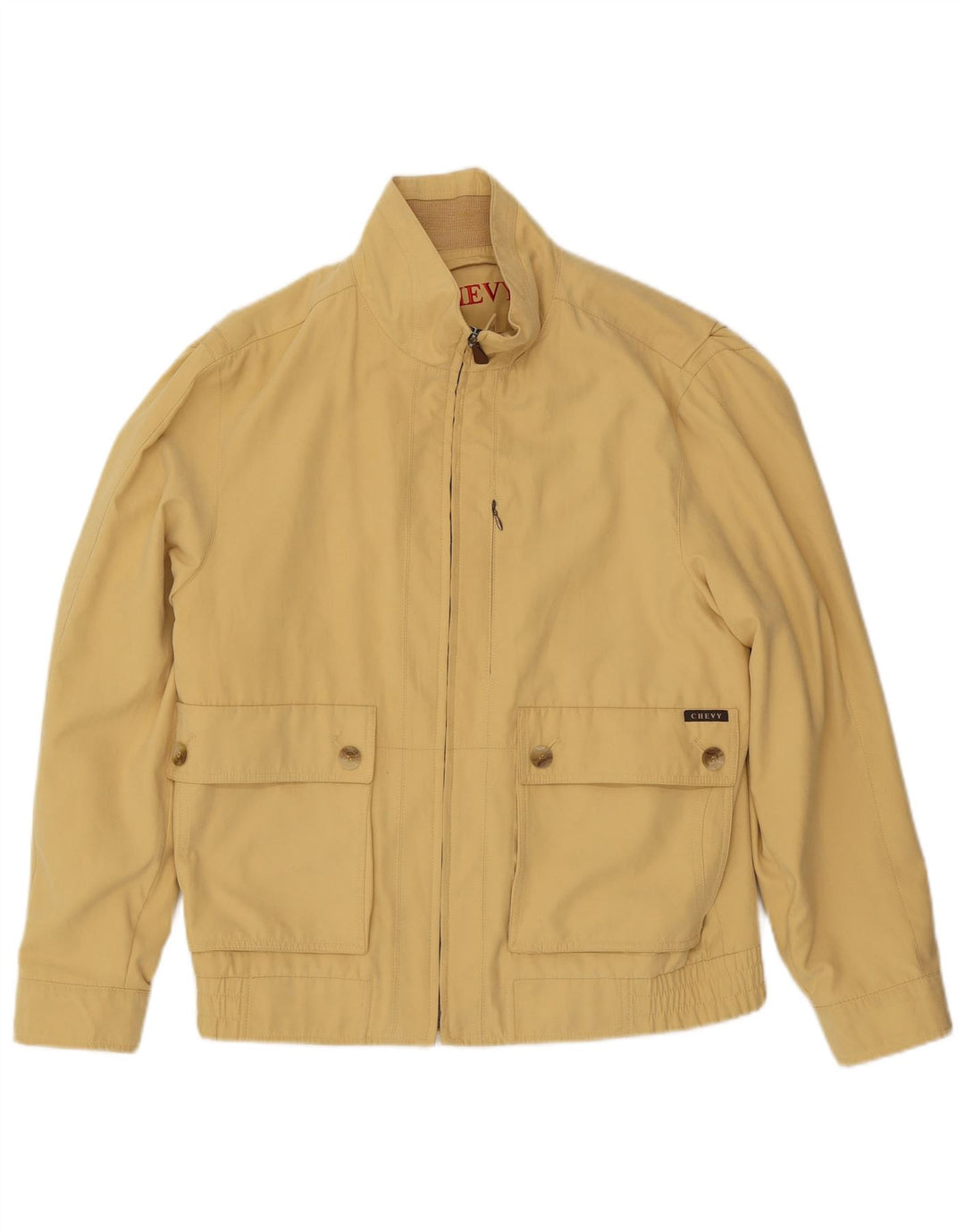 Chevy Herren Bomberjacke IT 48 Mittelgelbes Polyester