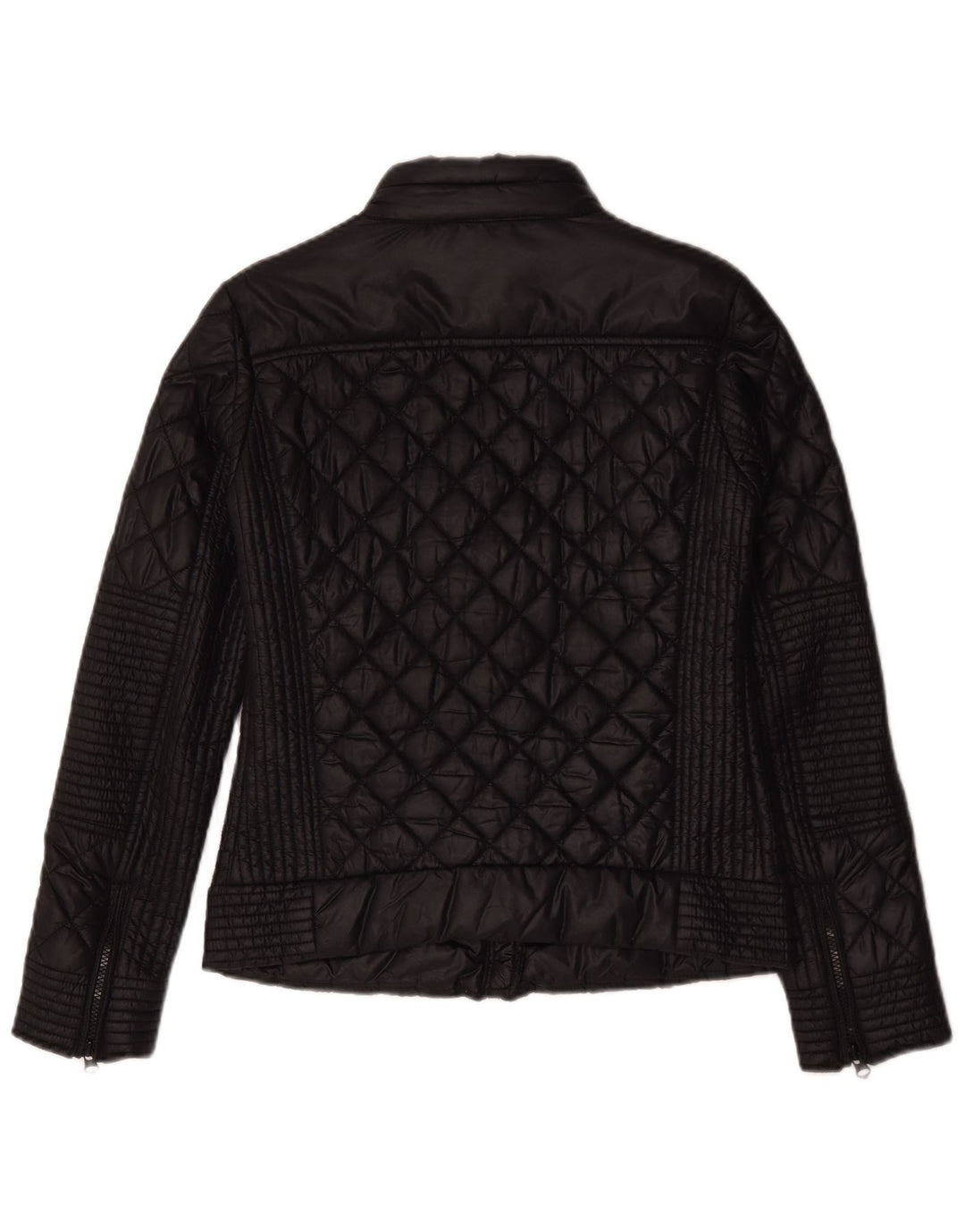 Replay Damen Steppjacke UK 14 Medium Schwarz Polyamid