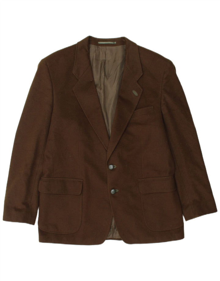 Steinbock Herren-Blazer mit 2 Knöpfen, EU 54, 2XL, Khaki, Schurwolle