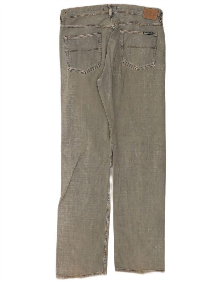 CERRUTI Herren Straight Jeans W36 L34 Blau