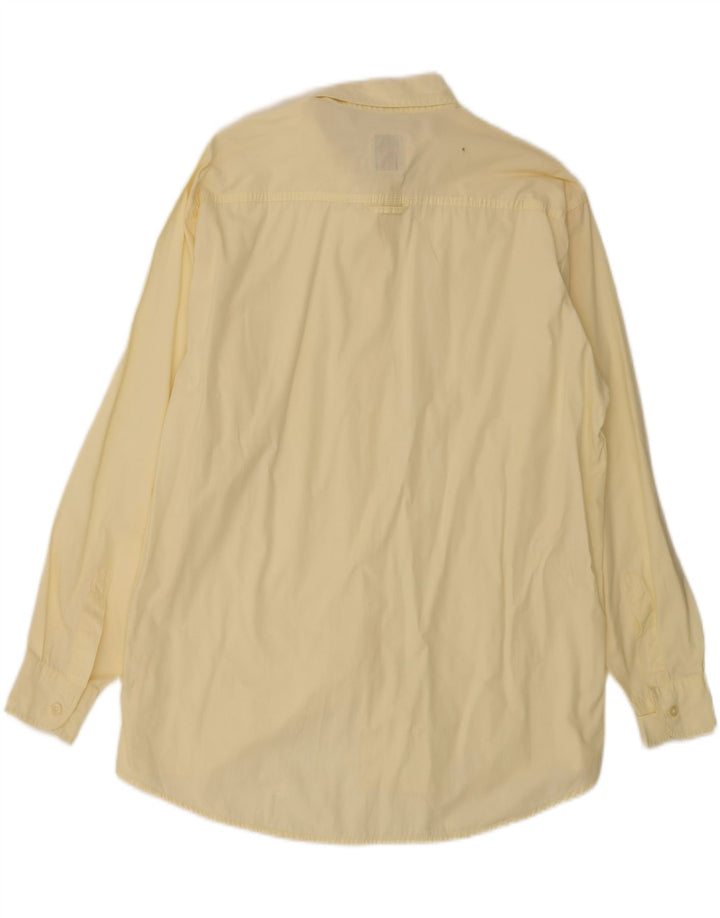 LEVI'S Mens Shirt Medium Yellow Cotton