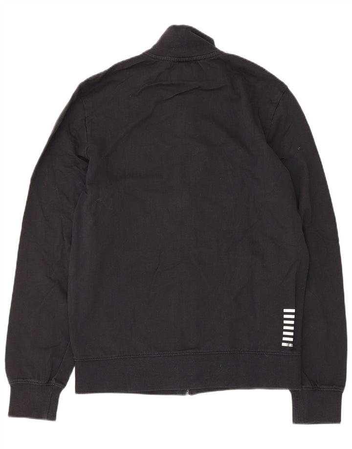 Emporio Armani Herren Grafik-Trainingsanzug-Oberteil, Jacke, Größe S, Schwarz