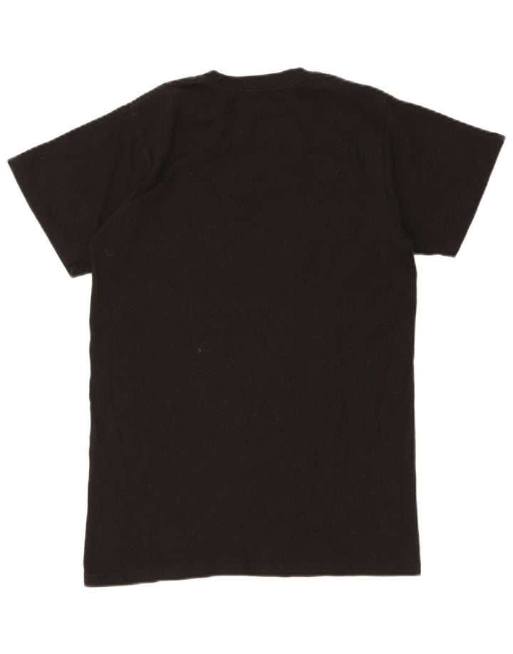 HARD ROCK CAFE Herren Edinburgh Graphic T-Shirt Top Small Schwarz Baumwolle