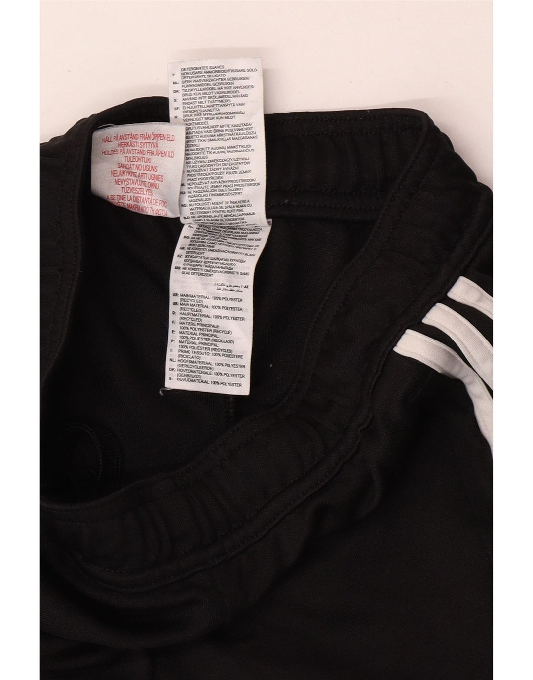 ADIDAS Aeroready-Trainingshose für Jungen, 9–10 Jahre, schwarzes Polyester