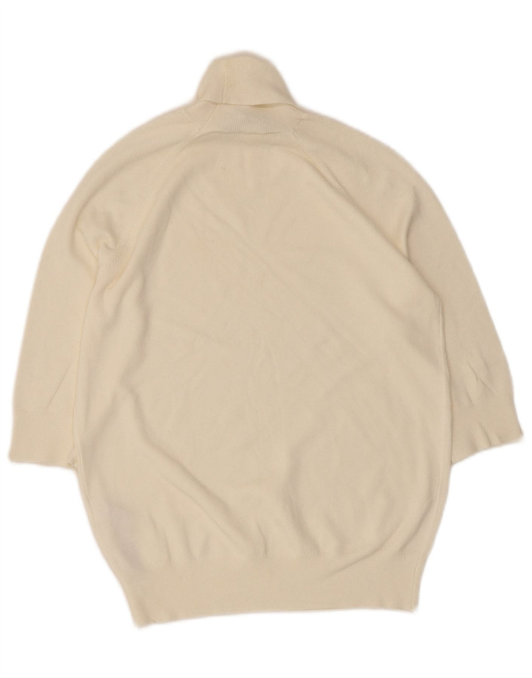 Kurzärmliger Rollkragenpullover von Zara für Damen, Gr. 12, Mittelweiß