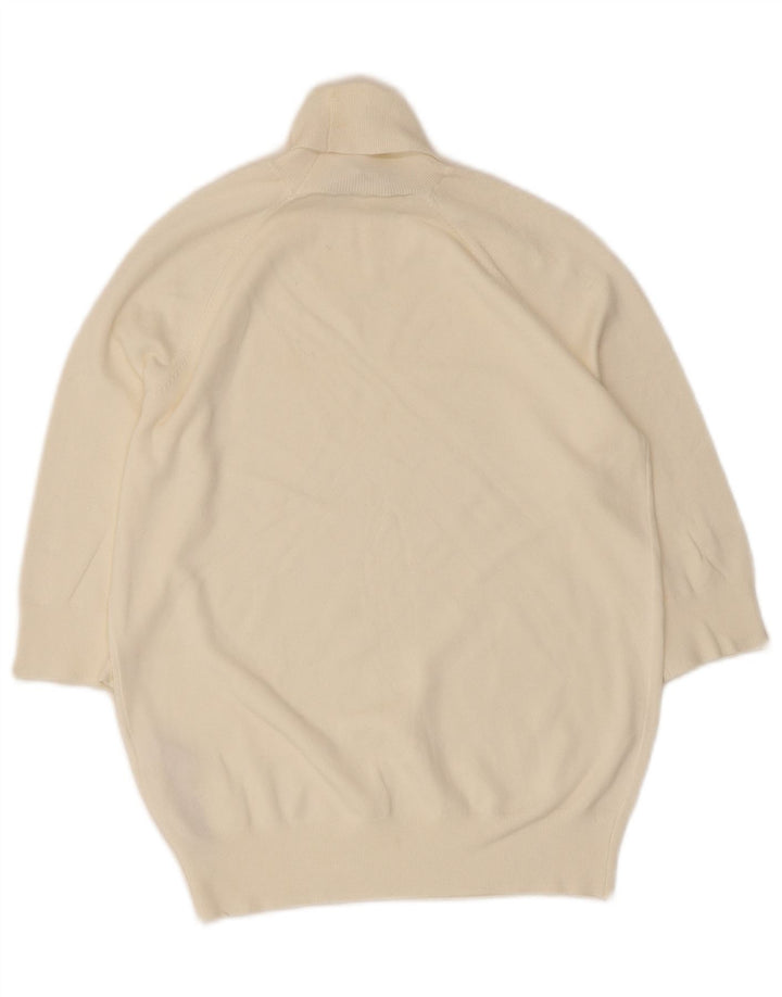 Kurzärmliger Rollkragenpullover von Zara für Damen, Gr. 12, Mittelweiß