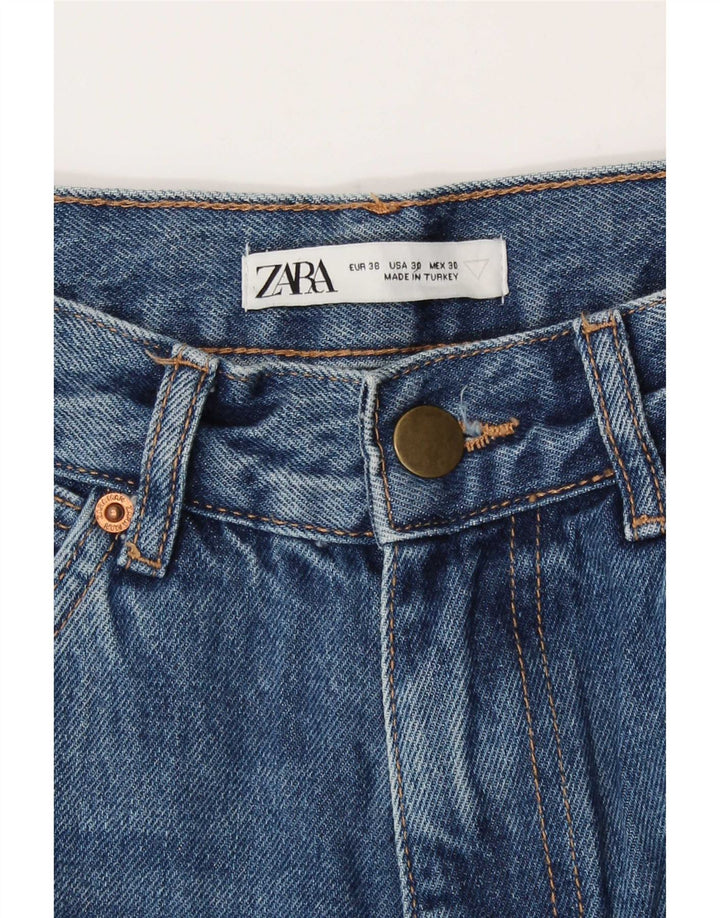 Zara Herren Cargo Straight Jeans EU 38 Small W30 L33 Marineblau