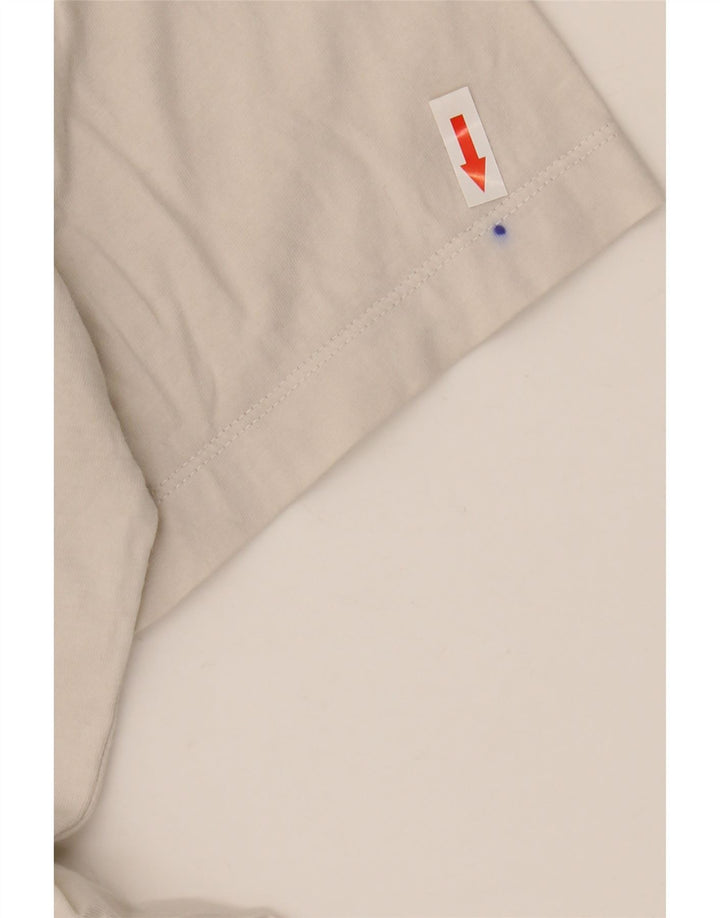 Nike Herren-T-Shirt mit lockerer Passform, mittelgroß, aus weißer Baumwolle