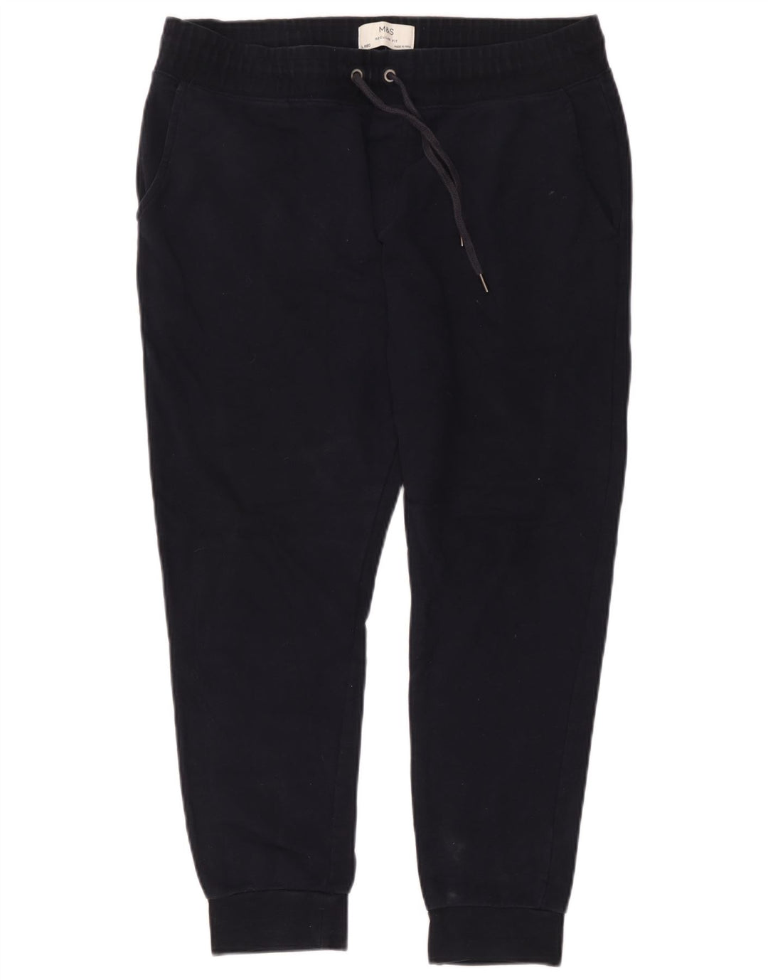 Marks & Spencer Herren-Trainingshose, reguläre Passform, Jogger, Größe L, Marineblau