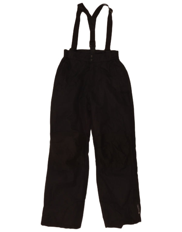Mountain Warehouse Jungen-Latzhose, Skihose, 12–13 Jahre, schwarzes Polyester