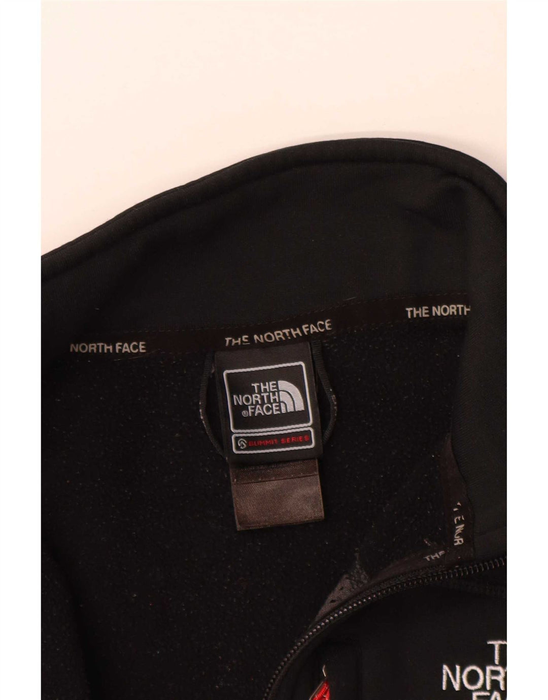 The North Face Herren-Sweatshirt mit Reißverschluss am Hals, Größe S, Schwarz, Polyester