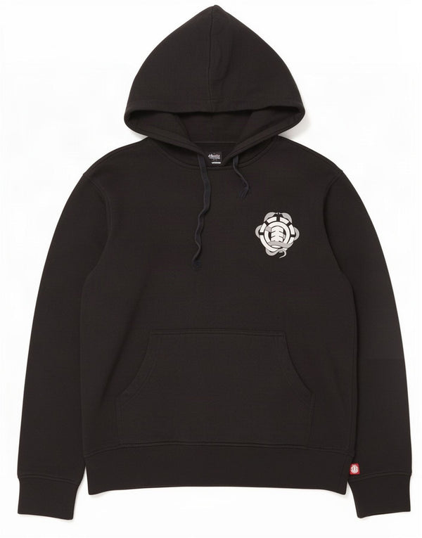 Element Mens Hoodie Jumper Large Black Polyester