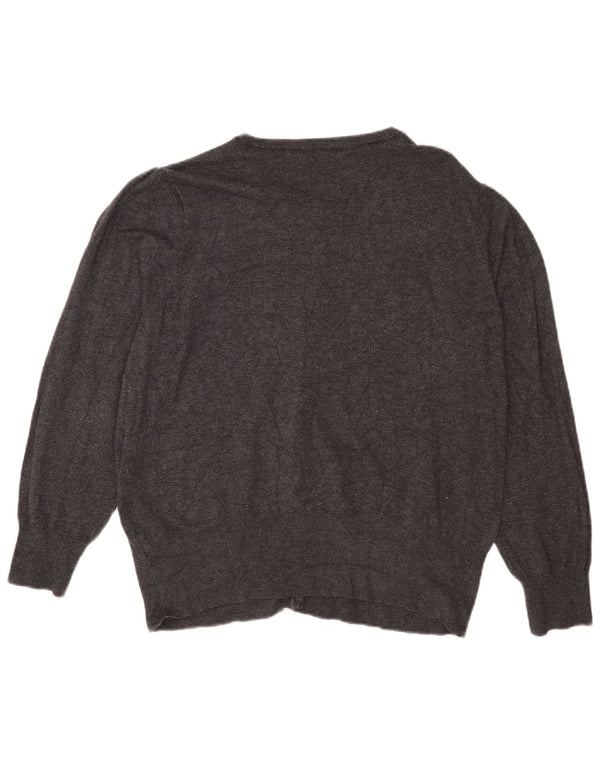 Marks & Spencer Damen-Cardigan-Pullover UK 22 3XL Graue Viskose