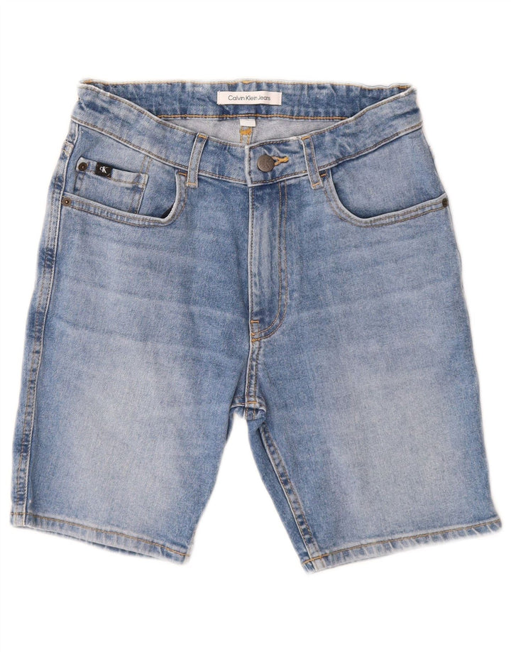 Calvin Klein Jeansshorts für Jungen, 13–14 Jahre, W26, Blau