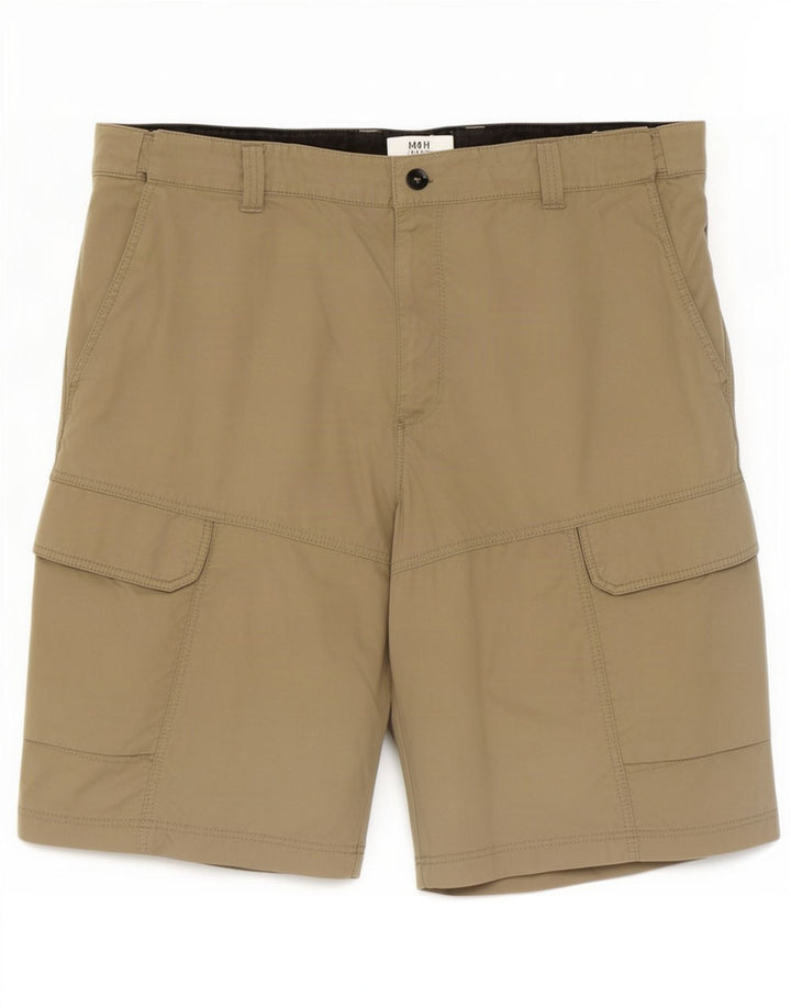 Marks & Spencer Herren Cargoshorts EU 40 Medium W40 Beige Baumwolle