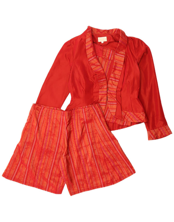 Fox's Damen 3-teiliges Set EU 36 Small W30 Rot geblümtes Acetat Modern