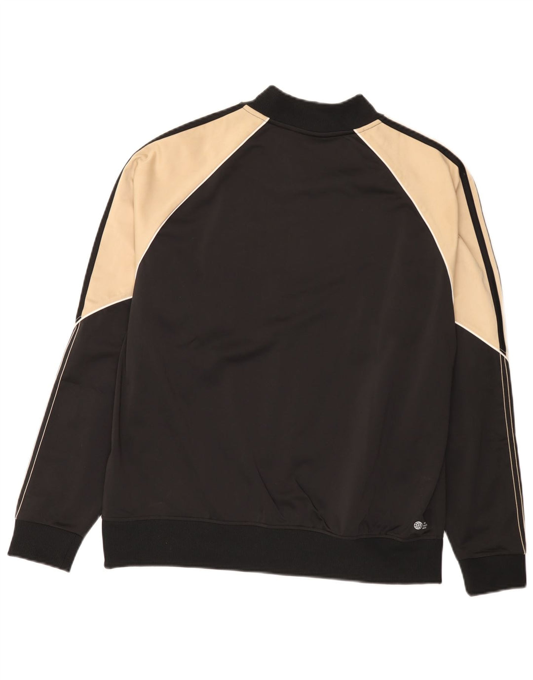 Adidas Herren-Trainingsanzug-Top-Jacke, Mittelschwarzes Colourblock-Polyester