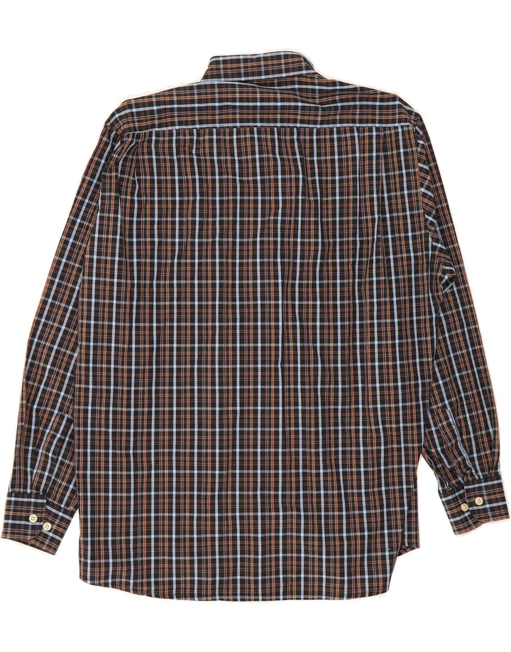 CHARLES ROBERTSON Mens Shirt Size 16 1/2 41/42 Large Black Check Vintage Charles Robertson and Second-Hand Charles Robertson from Messina Hembry 