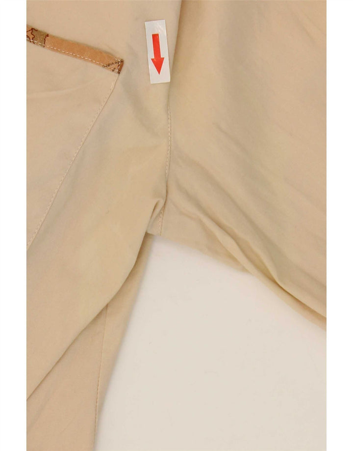 ALVIERO MARTINI Damenhemd UK 16 Large Beige Baumwolle