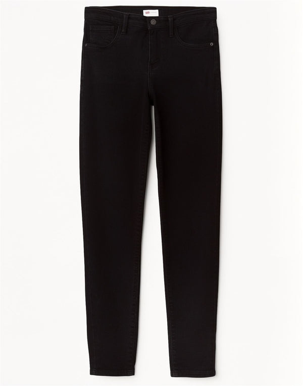 Levi's Slim-Jeans für Mädchen, 14–15 Jahre, W26 L28, schwarze Baumwolle